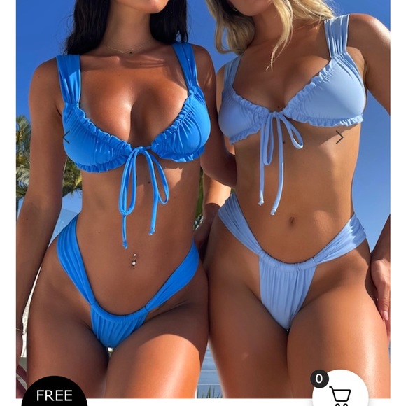 Vincija Swim Bikini - Shimmer Blue S - Picture 5 of 5